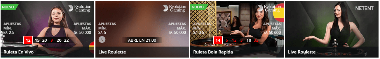 ruleta en vivo Betsson