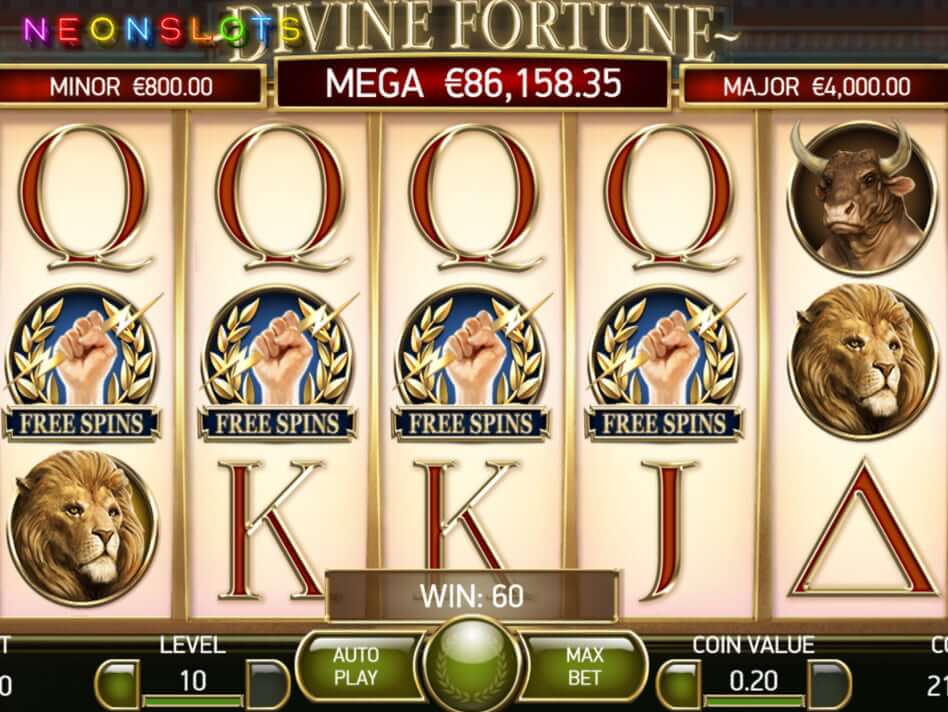 Casino en vivo Divine fortune