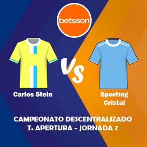 Apostar con Betsson, una de las mejores casas de apuestas Perú | Carlos Stein vs Sporting Cristal (20 Mar) | Pronósticos para la Liga 1 de Perú