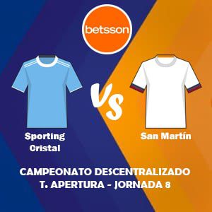 Apostar con Betsson, una de las mejores casas de apuestas Perú | Sporting Cristal vs Deportivo San Martín (01 Abril) Pronósticos para la Liga 1 de Perú