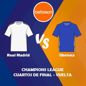Apostar con Betsson, una de las mejores casas de apuestas Perú | Real Madrid vs Chelsea (12 Abril) | Pronósticos para la Champions League