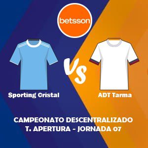 Betsson Perú, Pronóstico Sporting Cristal vs ADT Tarma| Jornada 07 – Liga 1 de Perú