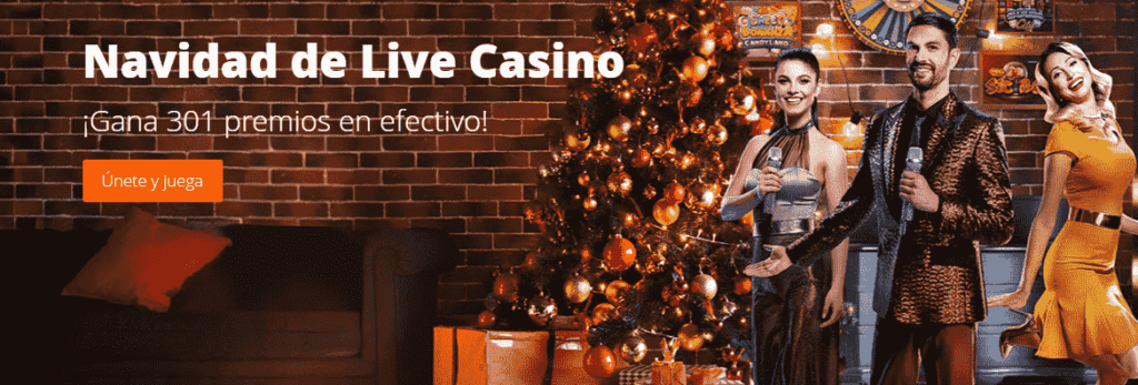 Navidad de live casino