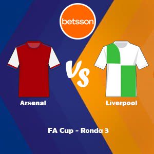 Betsson Perú, Pronósticos Arsenal vs Liverpool | FA Cup, Ronda 3