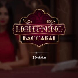 Live Baccarat Lightning / Relámpago Gratis