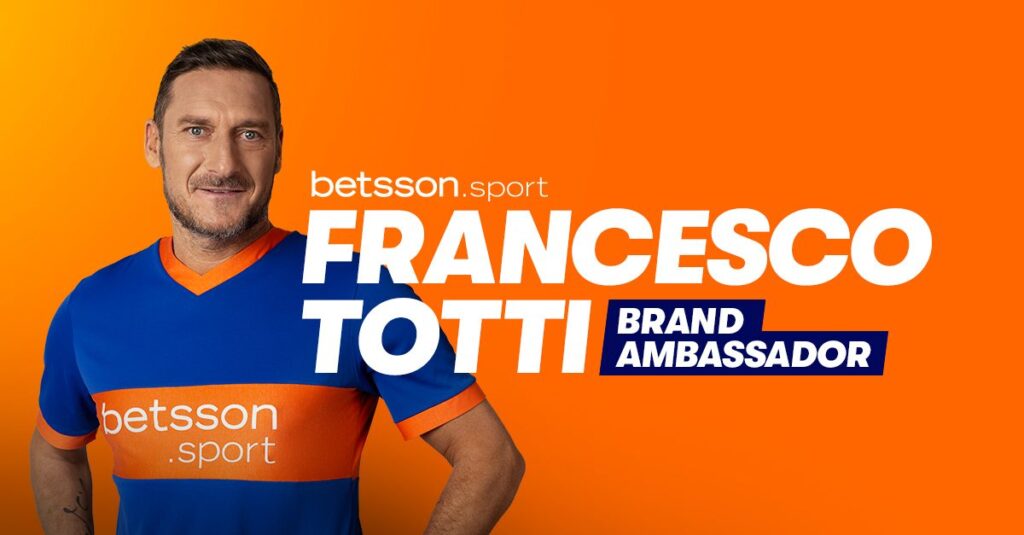 Totti, embajador de Betsson