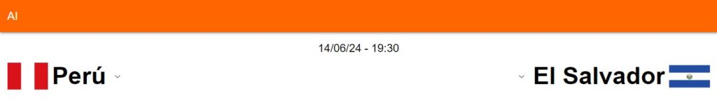 Perú vs El Salvador