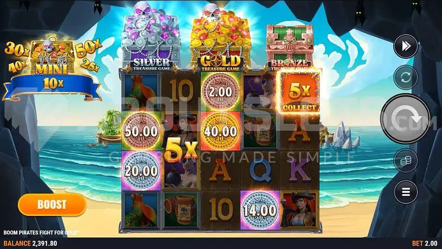 Boom Pirates Fight For Gold - Características