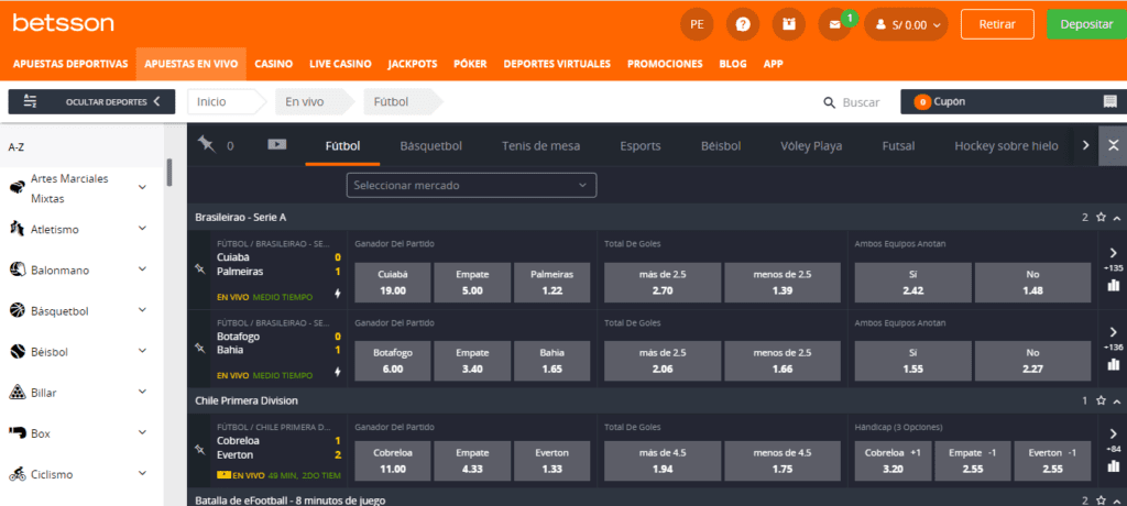 Navegar en la plataforma