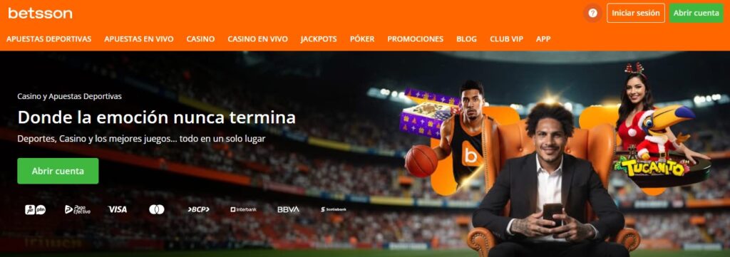 Promociones Betsson Perú Diciembre 2025