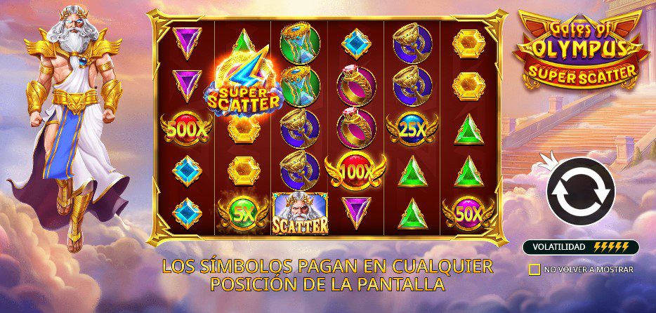 Gate of Olympus Super Scatter En juego