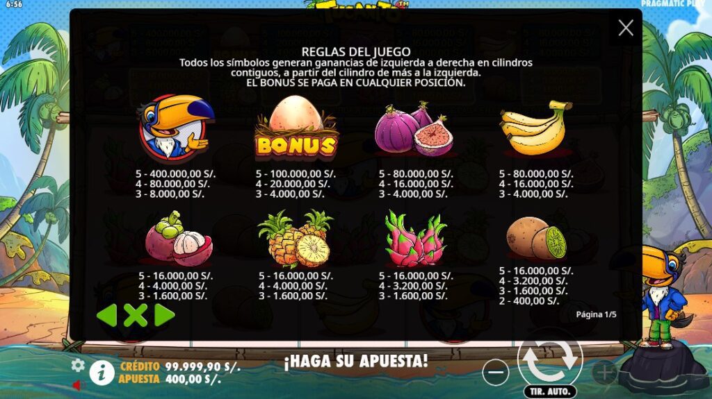 Símbolos de Tucanito